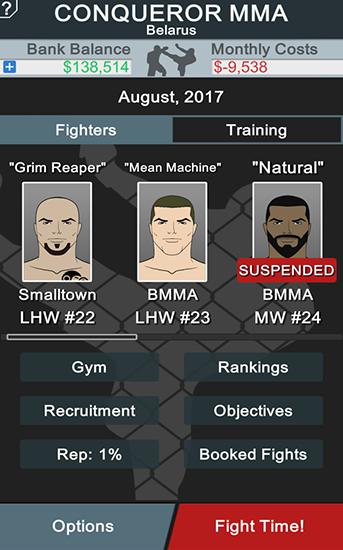 Full version of Android apk app MMA manager for tablet and phone.
