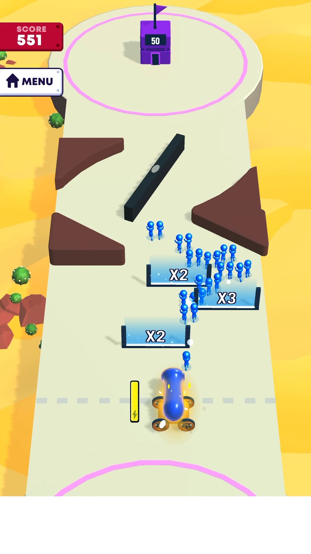 Gameplay of the Mob Control for Android phone or tablet.