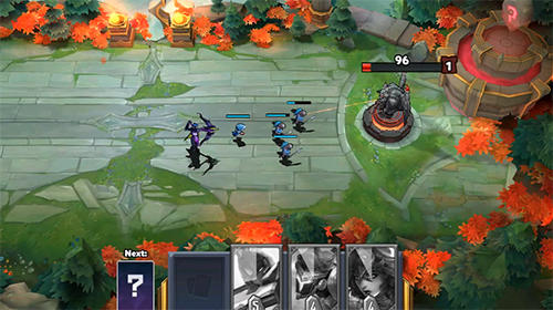 Gameplay of the MOBA duels: Masters of battle arena for Android phone or tablet.