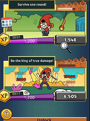 Gameplay of the Moba idle legend: eSports tycoon clicker game for Android phone or tablet.