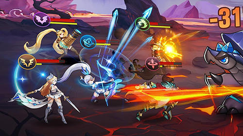 Gameplay of the Mobile legends: Adventure for Android phone or tablet.