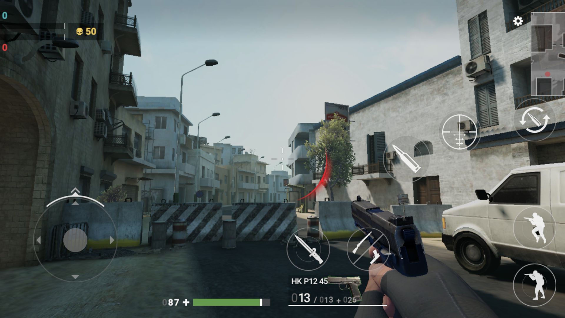 Gameplay of the Modern Gun: Shooting War Games for Android phone or tablet.
