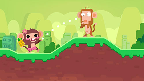 Gameplay of the Monkey attack: War fight for Android phone or tablet.