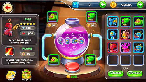 Gameplay of the Monster craft 2 for Android phone or tablet.