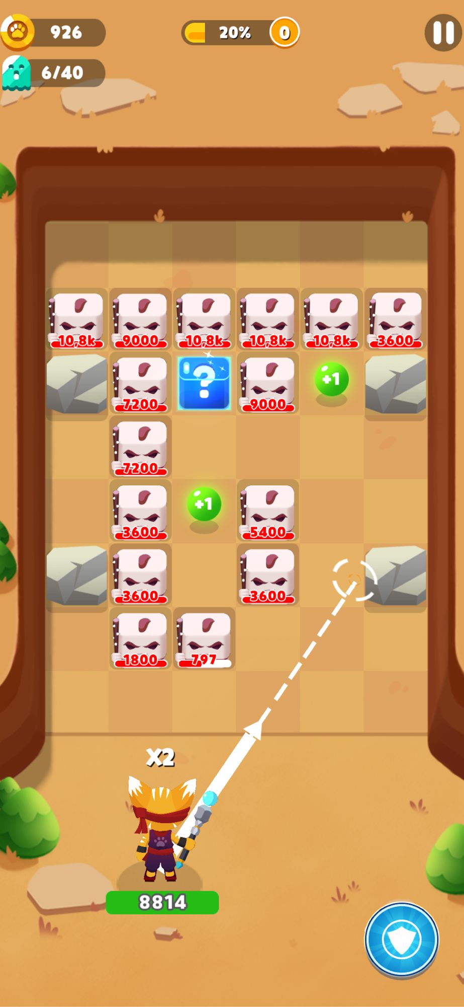 Gameplay of the Monster Crushing Balls for Android phone or tablet.