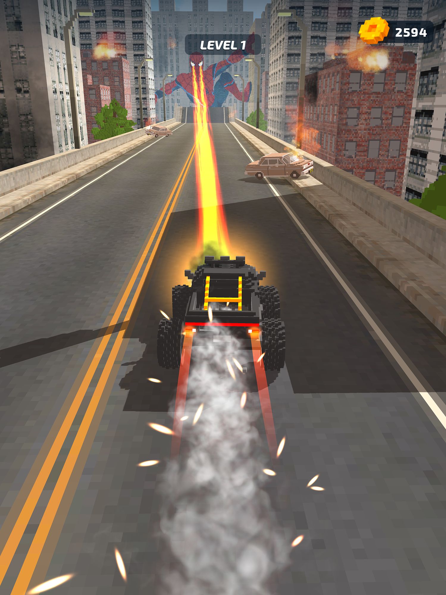 Gameplay of the Monster Demolition - Giants 3D for Android phone or tablet.
