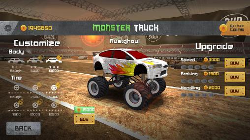 Full version of Android apk app Monster truck race for tablet and phone.