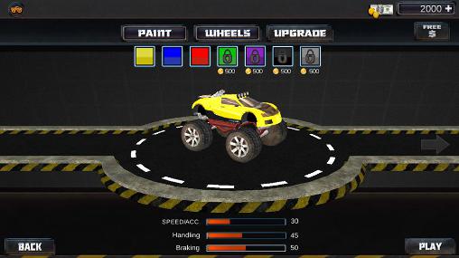 Full version of Android apk app Monster truck racer: Extreme monster truck driver for tablet and phone.