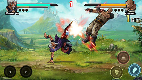 Gameplay of the Mortal battle: Street fighter for Android phone or tablet.