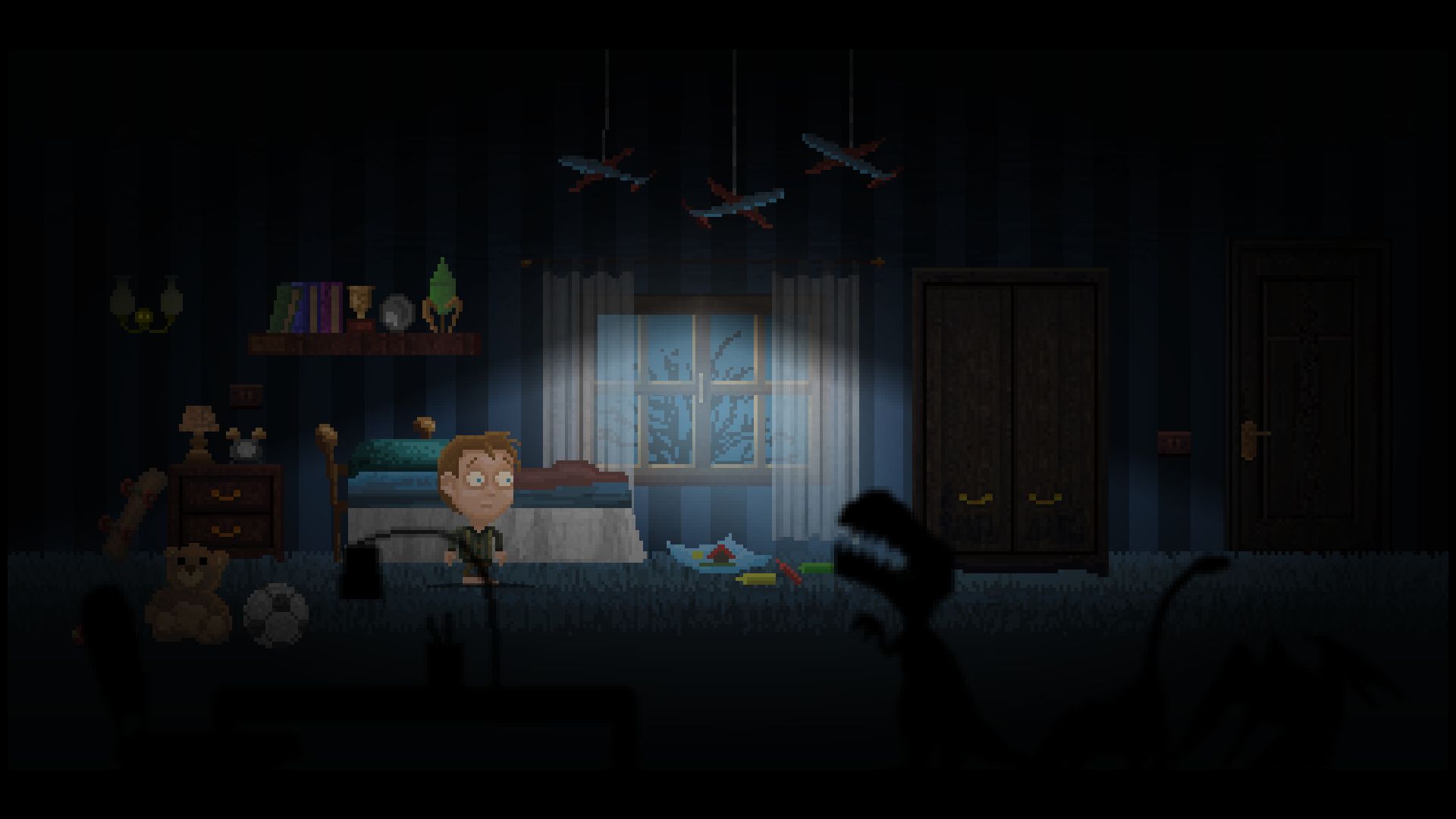 Gameplay of the Moth Lake: A Horror Story for Android phone or tablet.