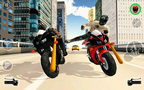 Gameplay of the Moto racer 2018 for Android phone or tablet.