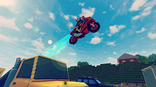 Gameplay of the Moto traffic rider: Arcade race for Android phone or tablet.