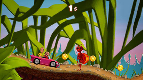 Gameplay of the Motu Patlu speed racing for Android phone or tablet.