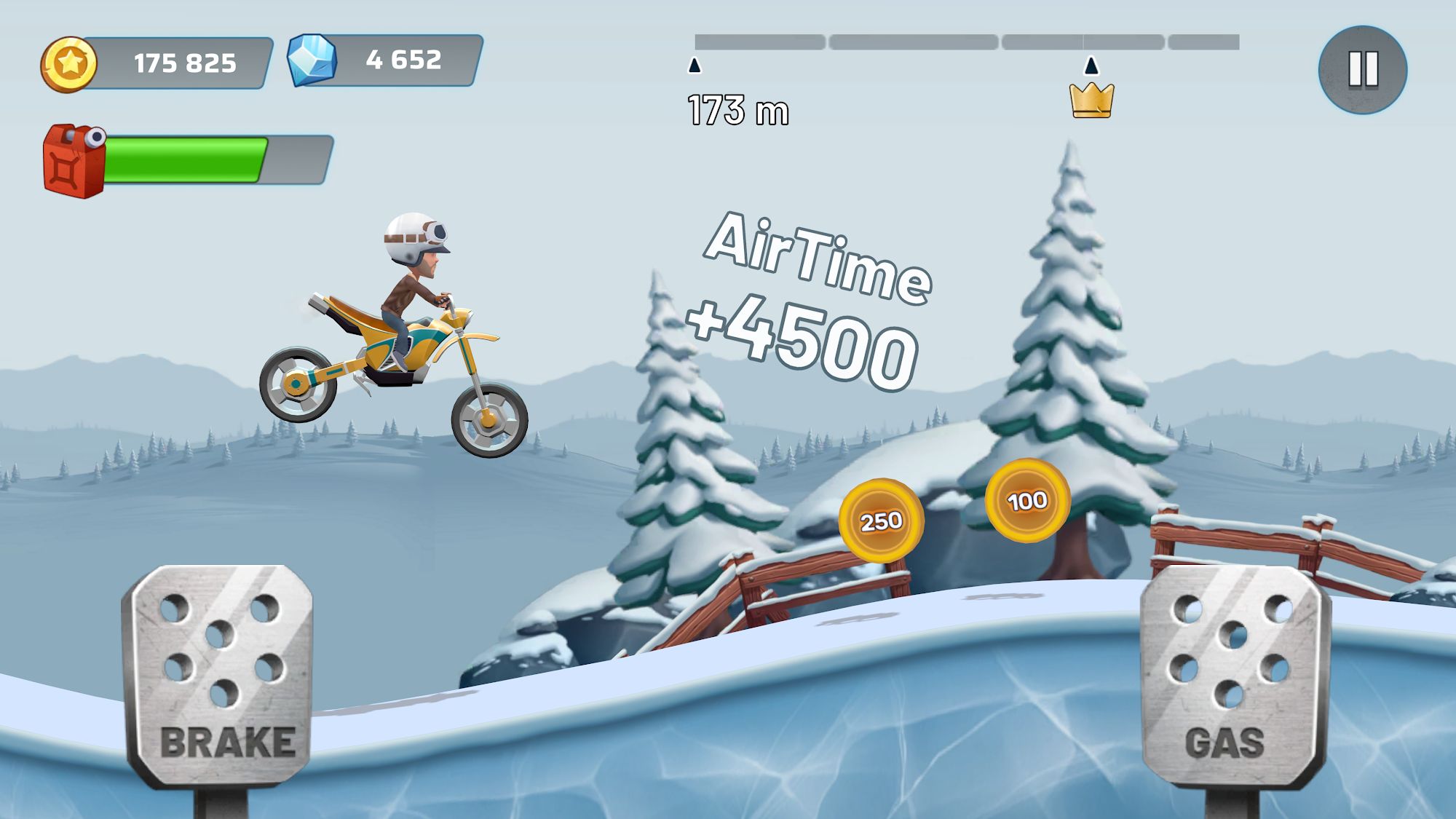 Gameplay of the Mountain Climb : Jump for Android phone or tablet.