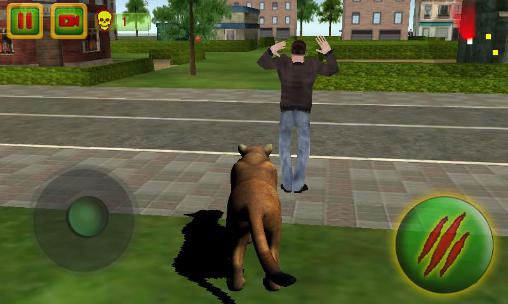 Full version of Android apk app Mountain lion rampage 3D for tablet and phone.