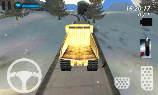 Full version of Android apk app Mountain mining: Ice road truck for tablet and phone.