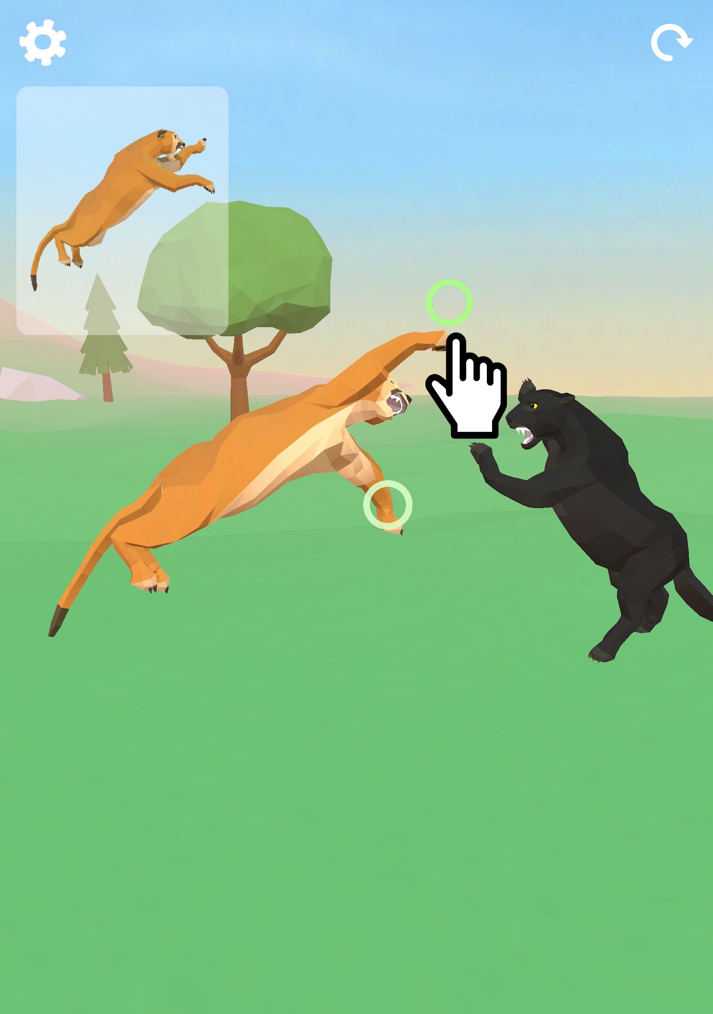 Gameplay of the Move Animals for Android phone or tablet.