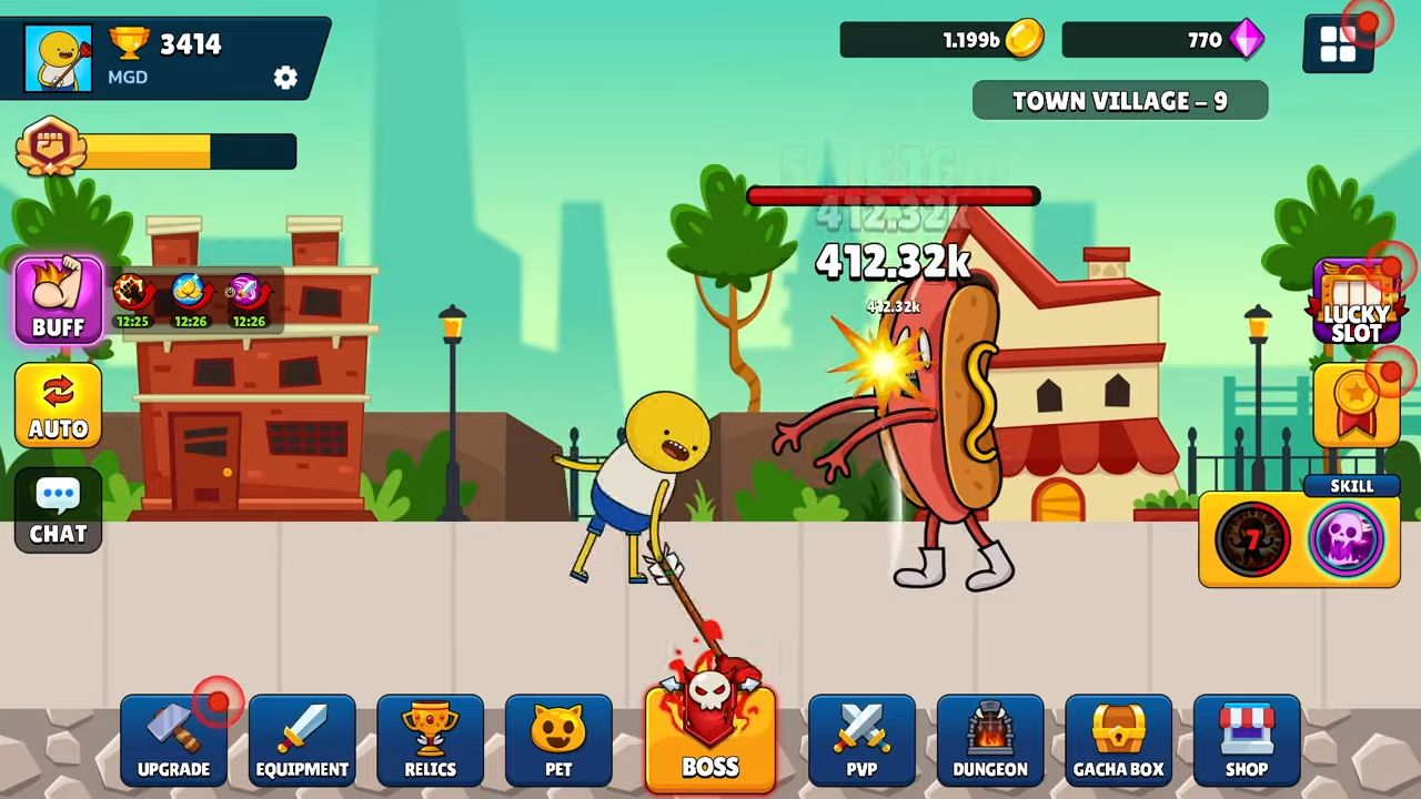 Gameplay of the Mr Hero for Android phone or tablet.