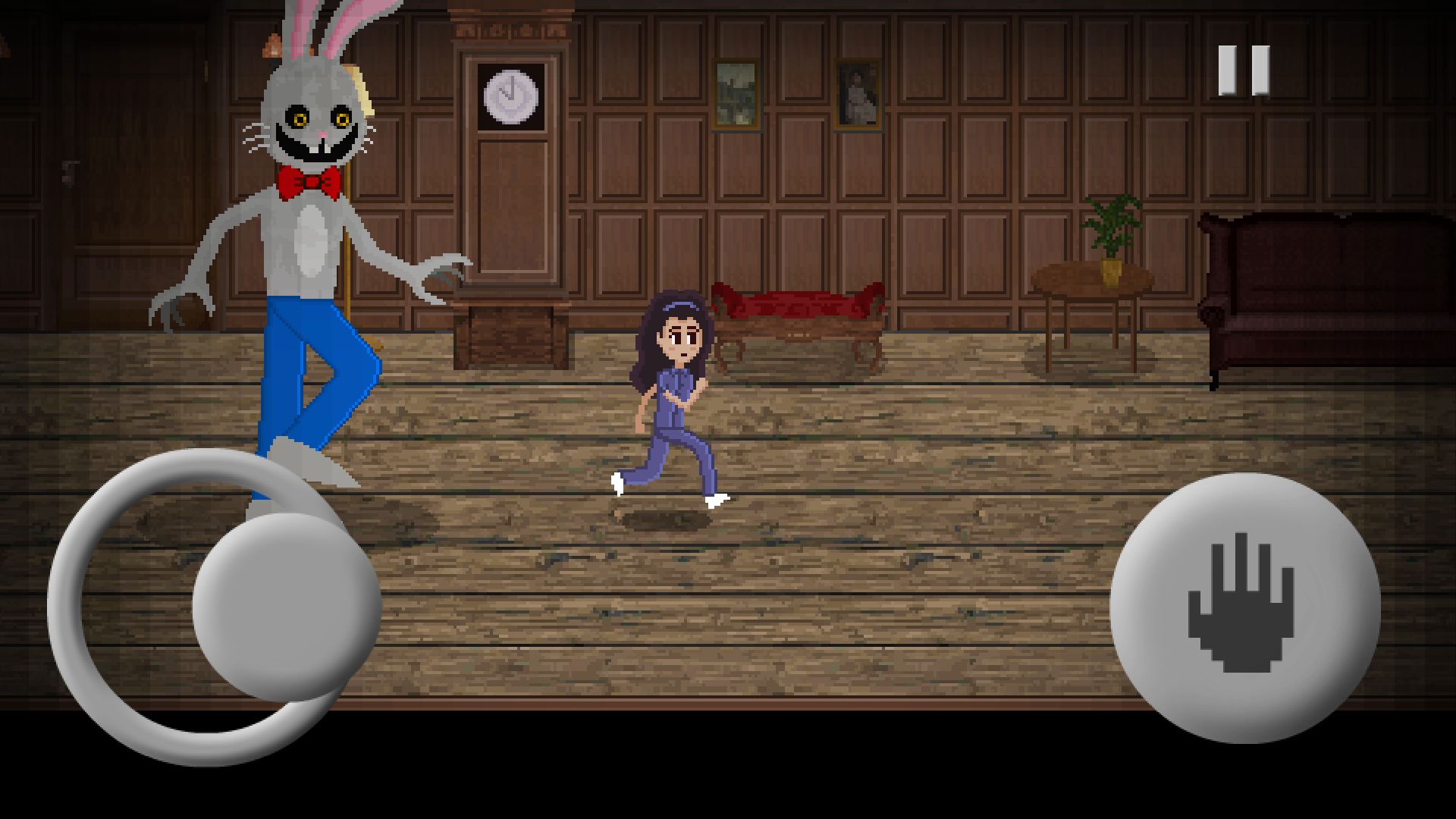 Gameplay of the Mr. Hopp's Manor Escape for Android phone or tablet.