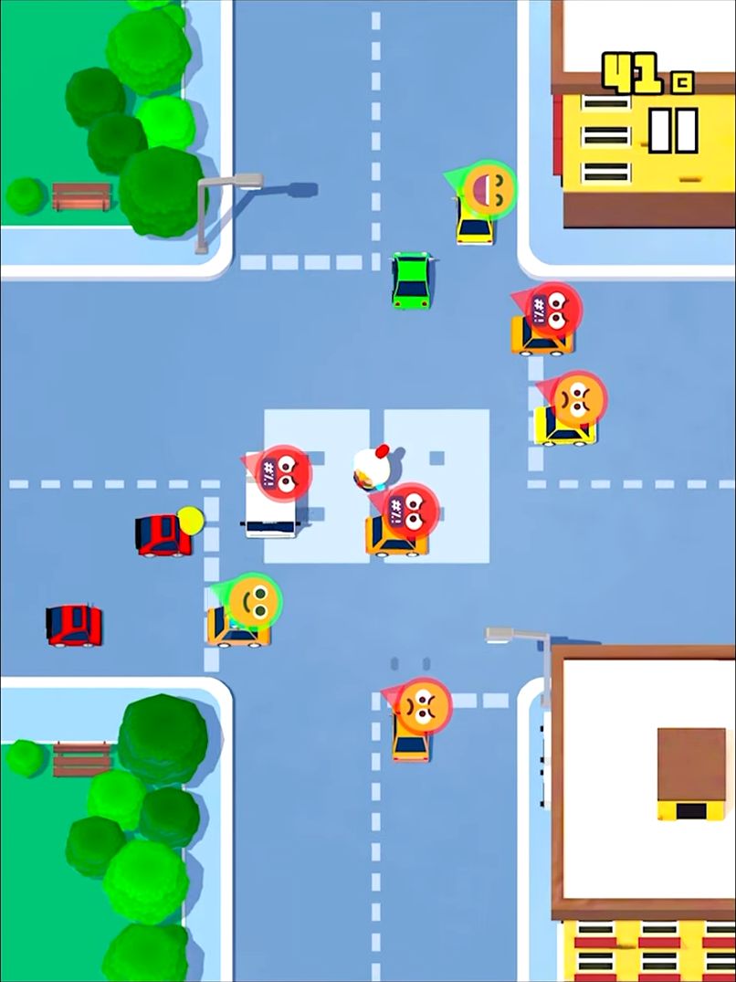 Gameplay of the Mr. Traffic for Android phone or tablet.