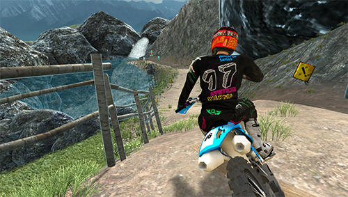 Gameplay of the MX offroad mountain for Android phone or tablet.