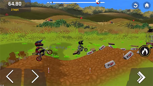 Gameplay of the MXGP Motocross rush for Android phone or tablet.