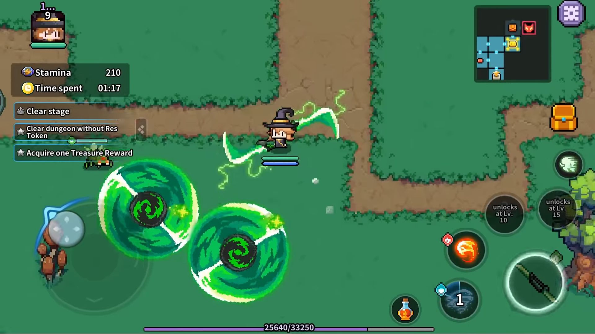 Gameplay of the My Heroes: Dungeon Raid for Android phone or tablet.
