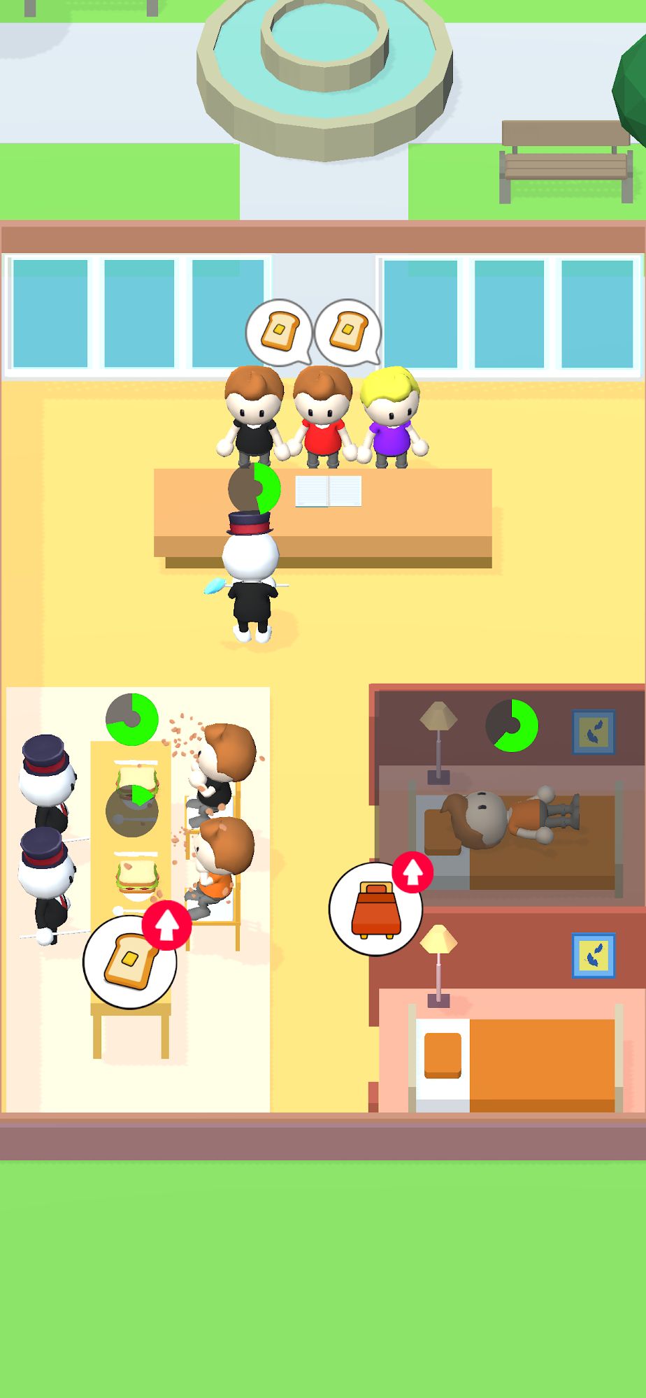Gameplay of the My Hotel Life for Android phone or tablet.