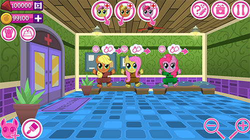 Gameplay of the My little pony: Hospital for Android phone or tablet.