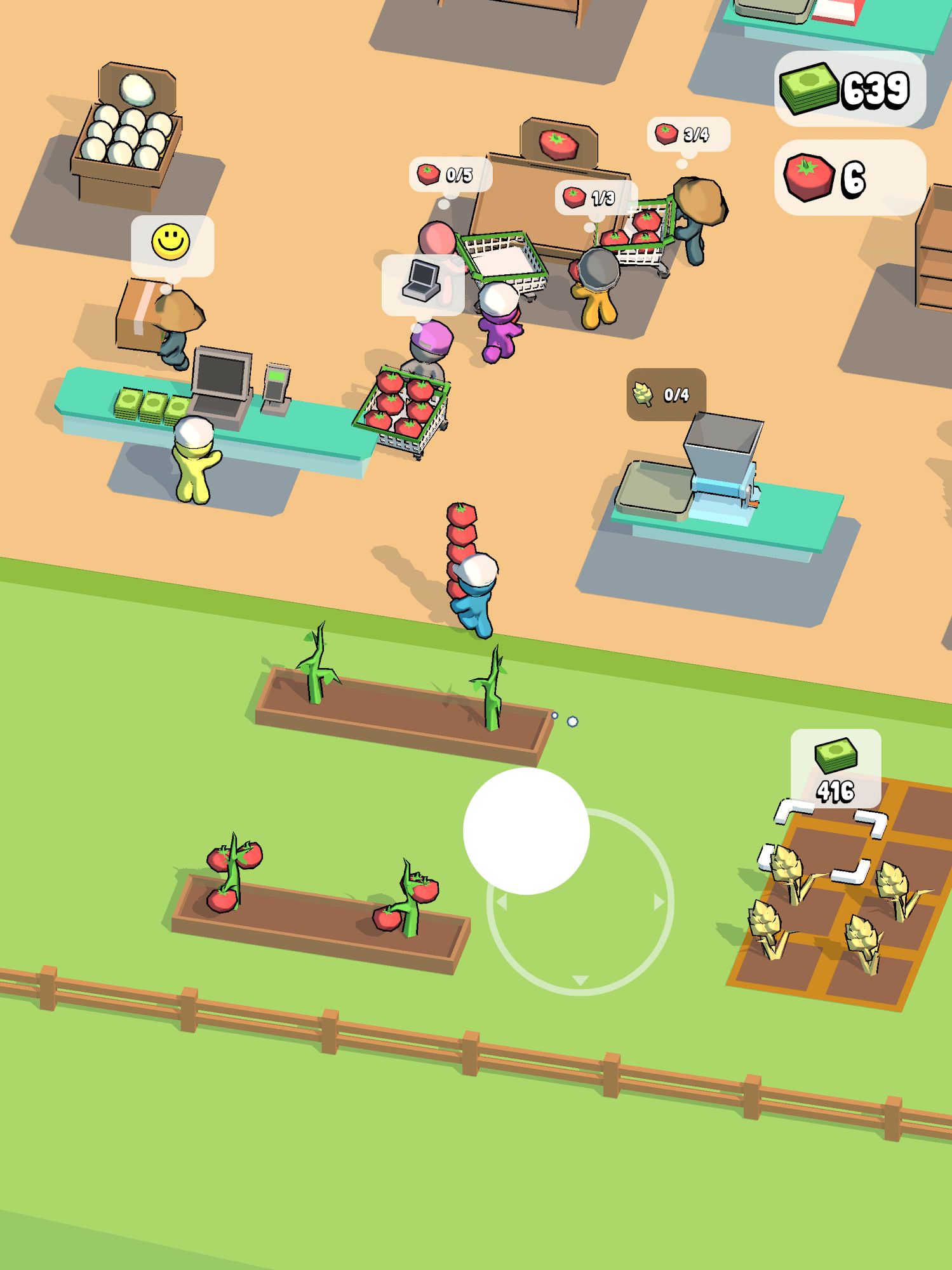 Gameplay of the My Mini Mart for Android phone or tablet.