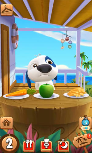 Gameplay of the My talking Hank for Android phone or tablet.