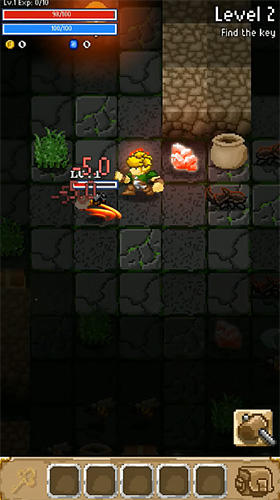 Gameplay of the Mystery dungeon: Roguelike RPG for Android phone or tablet.