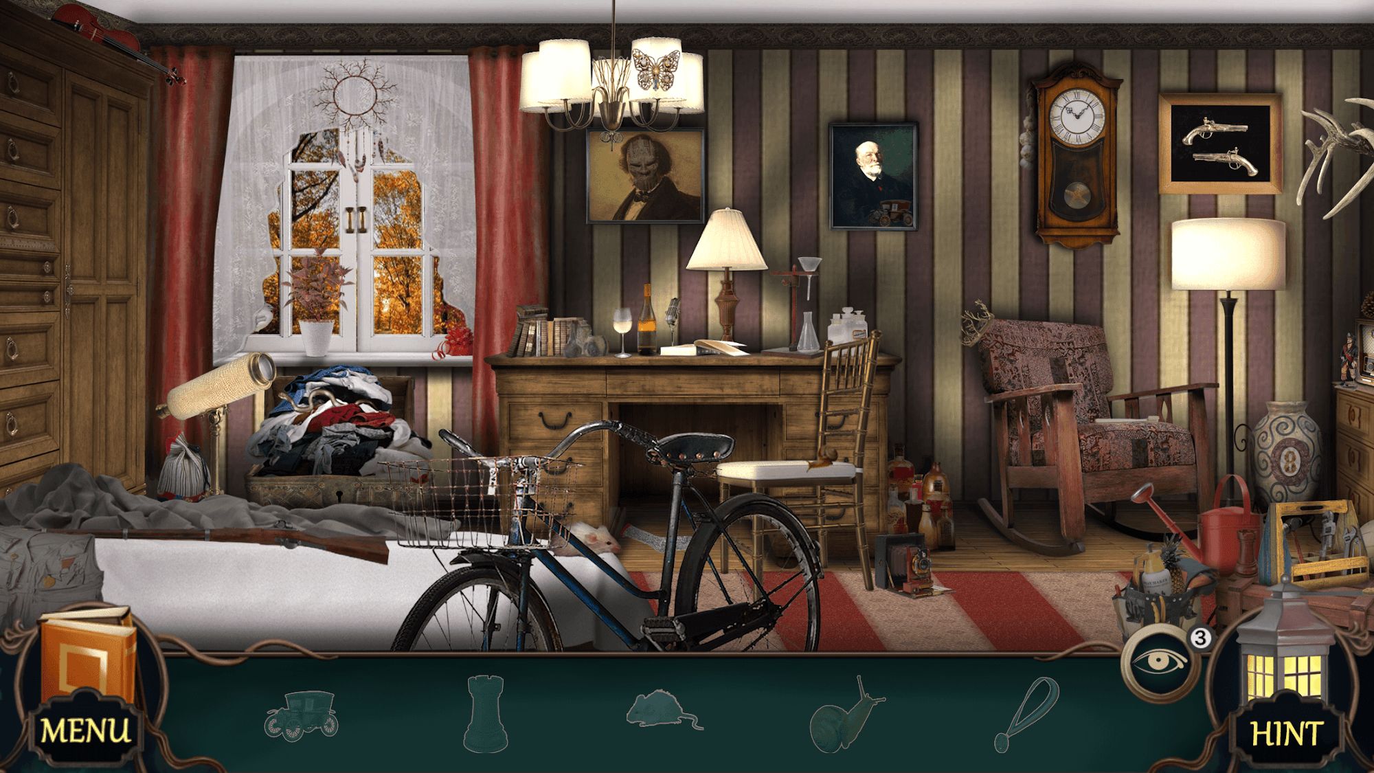Gameplay of the Mystery Hotel - Seek and Find Hidden Objects Games for Android phone or tablet.