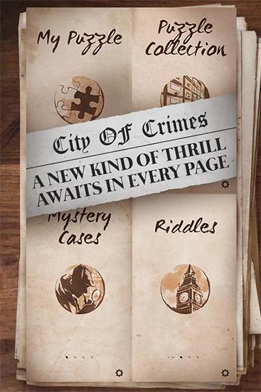 Full version of Android apk app Mystery case files: Crime city for tablet and phone.