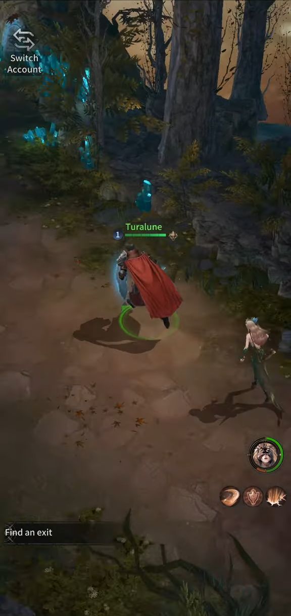 Gameplay of the Mythic Path for Android phone or tablet.