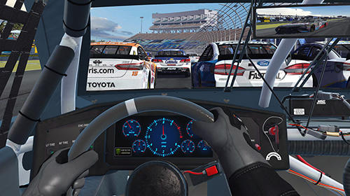 Gameplay of the NASCAR heat mobile for Android phone or tablet.