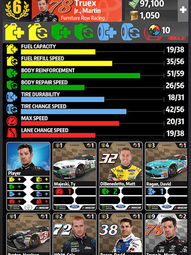 Gameplay of the NASCAR rush for Android phone or tablet.