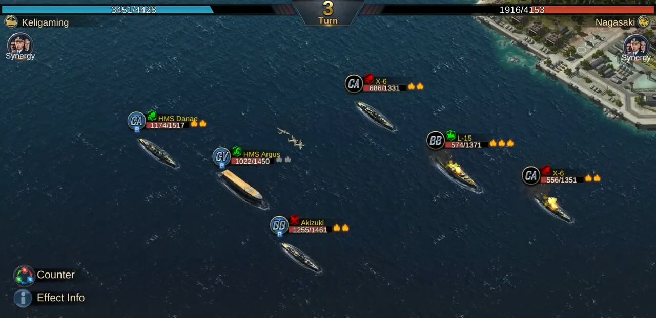 Gameplay of the NAVAL LEGENDS for Android phone or tablet.