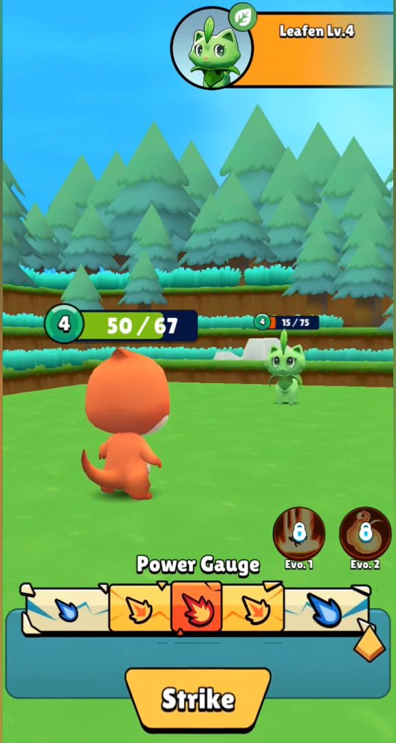 Gameplay of the Negamons: Monster Trainer for Android phone or tablet.