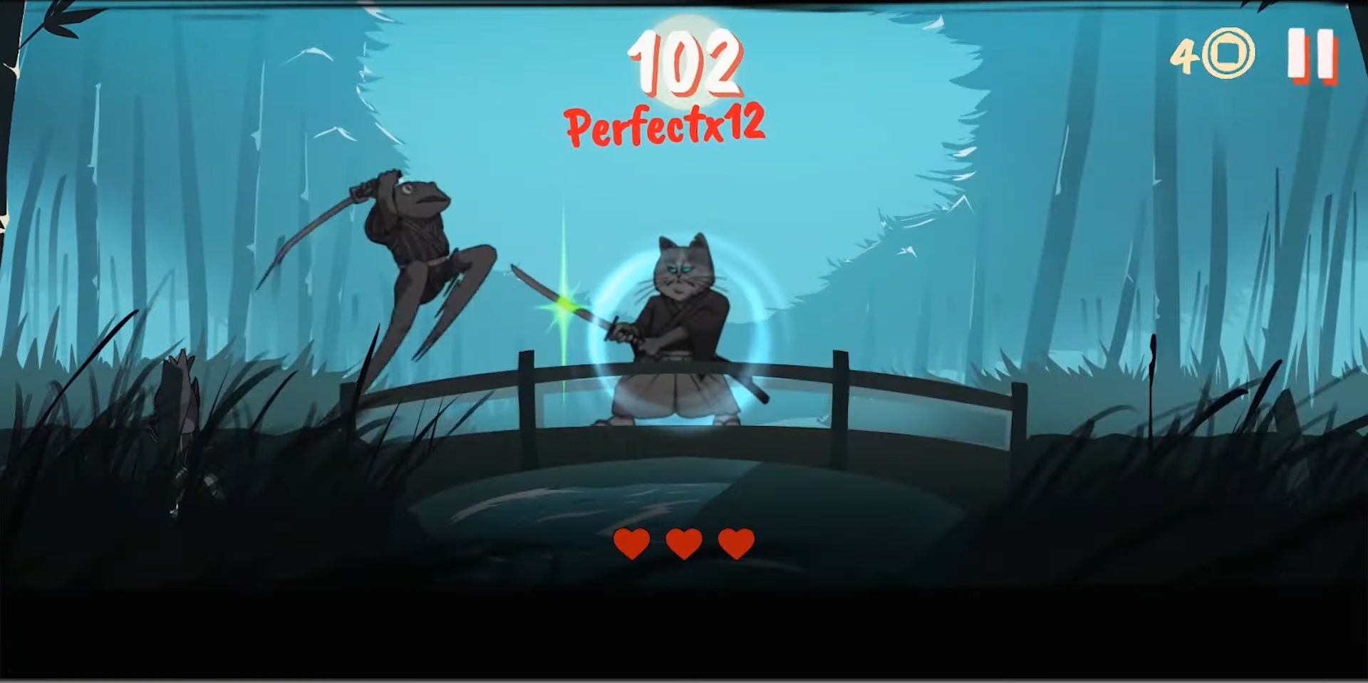 Gameplay of the Neko Samurai for Android phone or tablet.