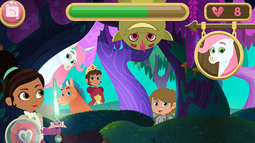 Gameplay of the Nella the princess knight: Kingdom adventures for Android phone or tablet.