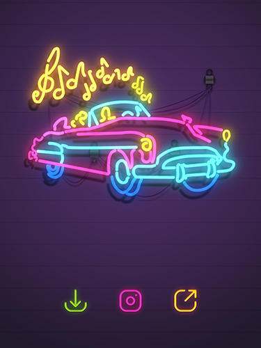 Gameplay of the Neon it! 3D light art puzzle for Android phone or tablet.