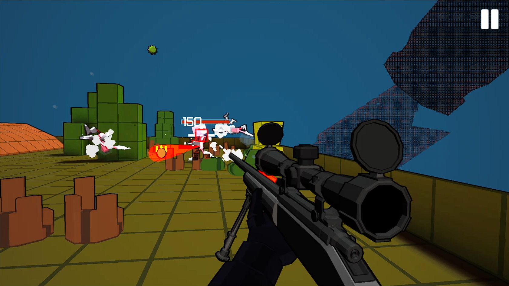 Gameplay of the Netlooter - The auto-aim FPS for Android phone or tablet.
