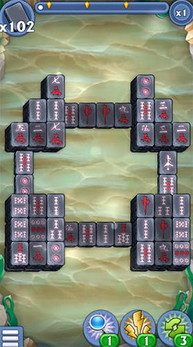 Gameplay of the New mahjong: Magic chips for Android phone or tablet.