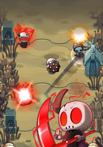Gameplay of the Nindash: Skull valley for Android phone or tablet.