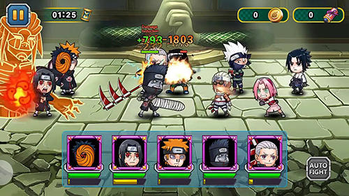 Gameplay of the Ninja rebirth for Android phone or tablet.