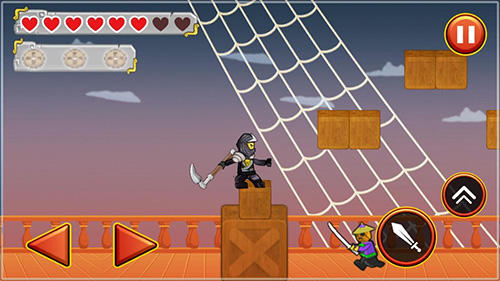 Gameplay of the Ninja toy warrior: Legendary ninja fight for Android phone or tablet.