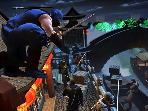 Gameplay of the Ninja war lord for Android phone or tablet.