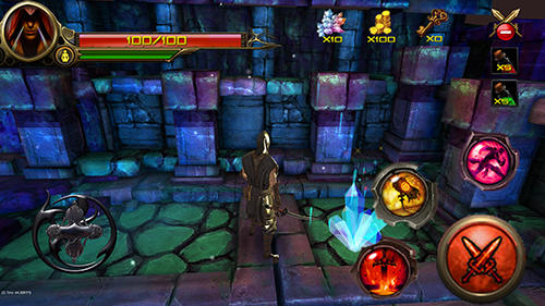 Gameplay of the Ninja warrior: Creed of ninja assassins for Android phone or tablet.
