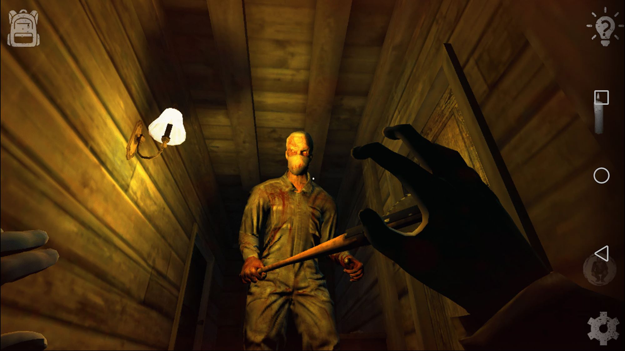 Gameplay of the NO REST HORROR GAME for Android phone or tablet.